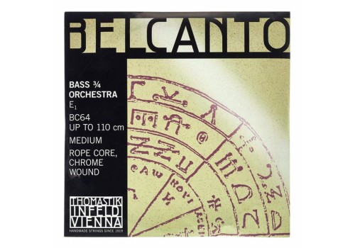 BELCANTO BASS ORCHESTRA E STRING 3/4 SIZE (E STRING)