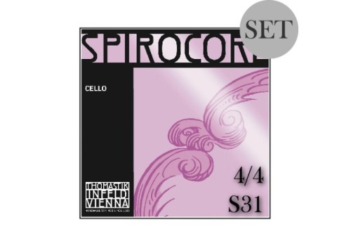 SPIROCORE MEDIUM CELLO STRING 4/4 SIZE (1 SET)