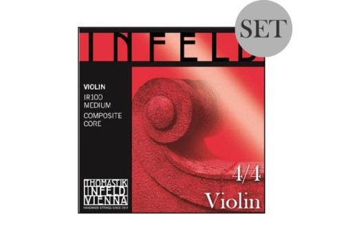 INFELD RED VIOLIN STRINGS 4/4 SIZE (1 SET)