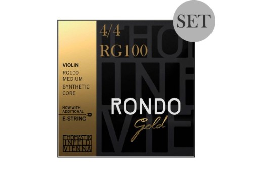 RONDO GOLD VIOLIN STRINGS 4/4 SIZE (1 SET)