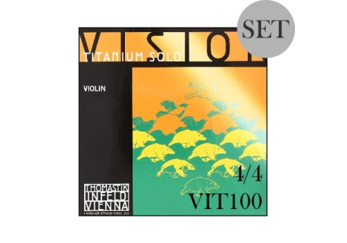 VISION TITANIUM SOLO VIOLIN STRINGS 4/4 SIZE (1 SET)